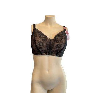 Cacique Lightly Lined Full Coverage No Wire Mastectomy Collection Bra Sz 36DDD